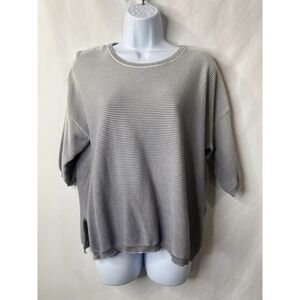 Ploumanach Womens Striped Shirt Quiet Luxury Coastal Old Money 100% Cotton Lux